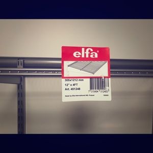 Elfa closet system